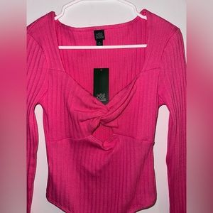 Pink Long sleeve Bodysuit